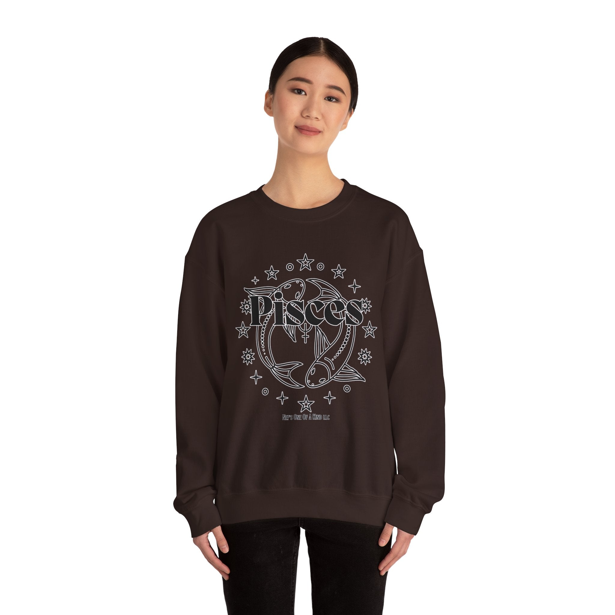 Pisces Unisex Casual Crewneck Sweatshirt